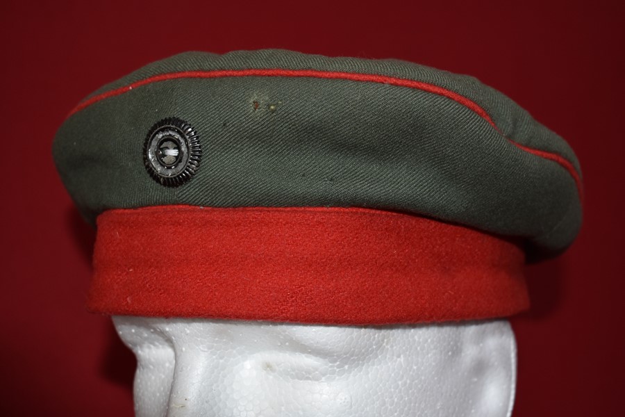 WW1 GERMAN SOLDIERS PORK PIE (KRATZCHEN) FIELD CAP-SOLD